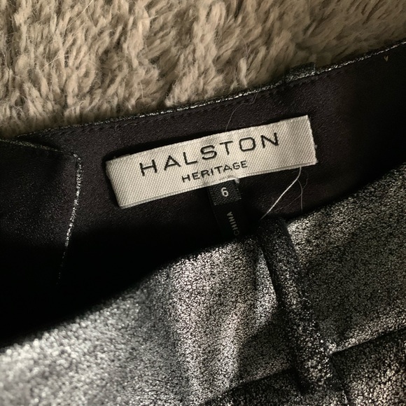 🌟 Halston Heritage Metallic Suede Shorts🌟 - Picture 6 of 9